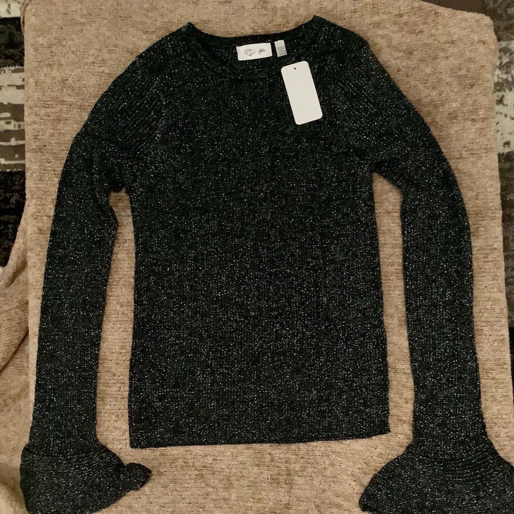 Long Sleeve Sparkly Knit top